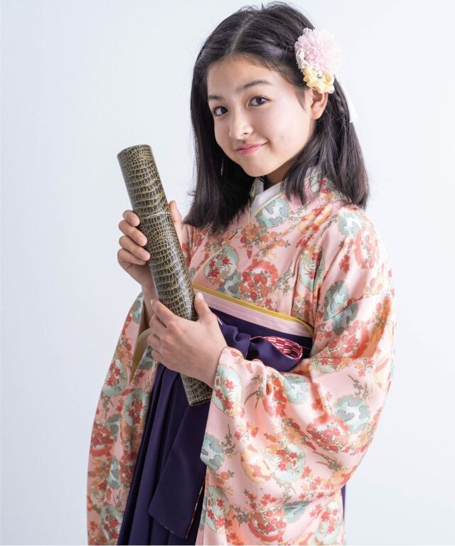 小学生 卒業式袴 半襦袢付き 袴セット 着付け不要 小学生袴 卒業袴
