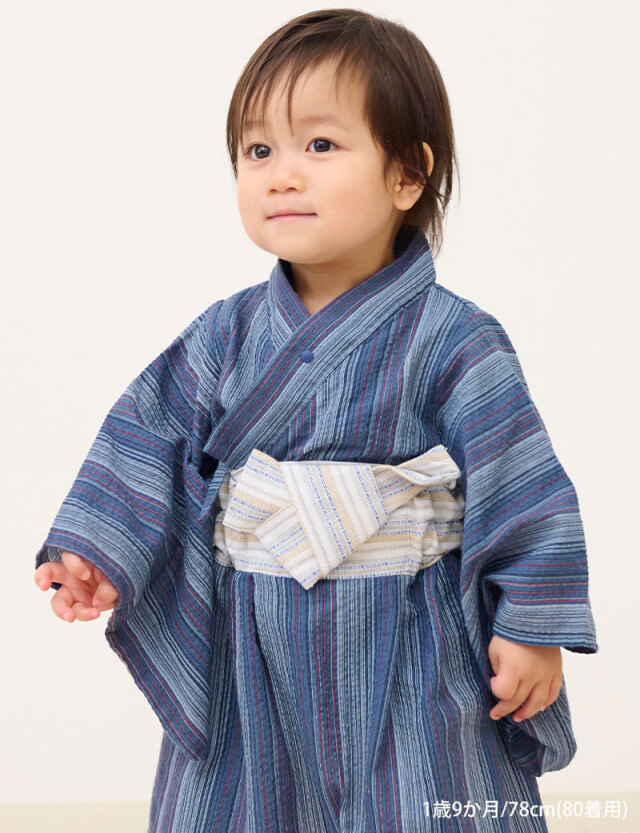 ベビー浴衣 甚平 男の子 2ピース セパレート 上下セット | マタニティ
