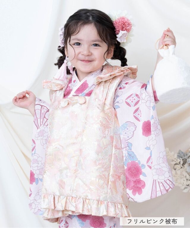 アンティークピンク　女の子着物と被布 楽天市場】(七五三最大20%OFF10/30迄)七五三 着物 3歳 ブランド