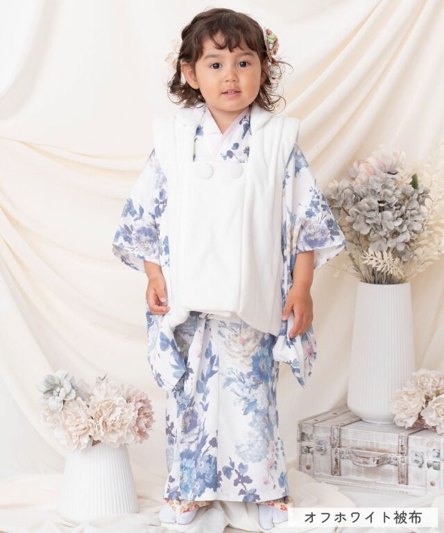 3歳 七五三着物フルセット 女の子 着物 帯 被布 セット内容が選べる