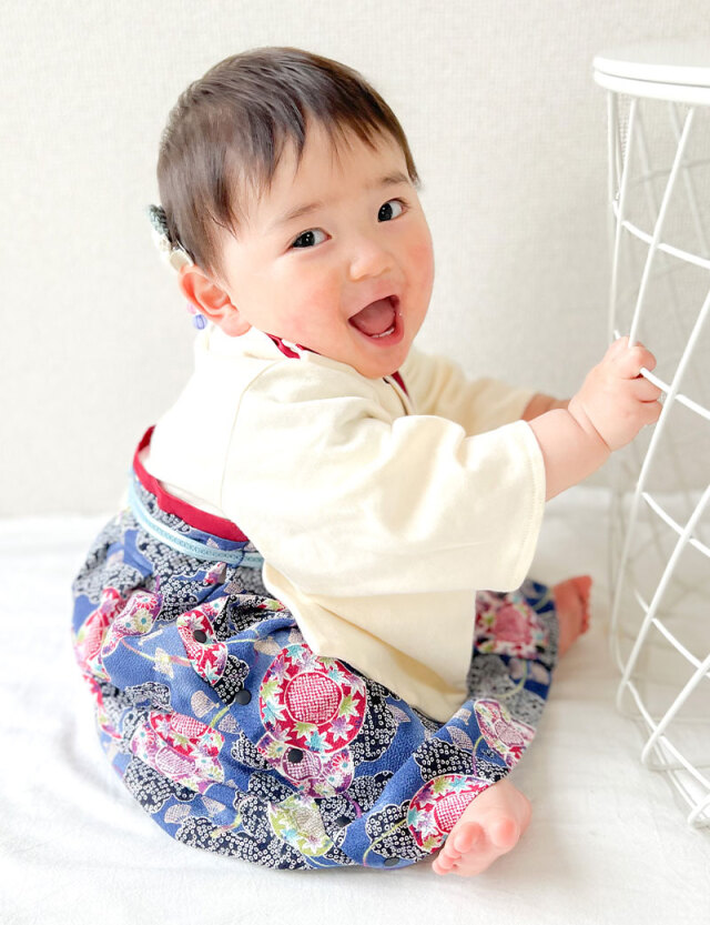 あさ ベビー袴 オーダー ougi white ベビー袴 ♡ | KOLABO baby コラボベビー