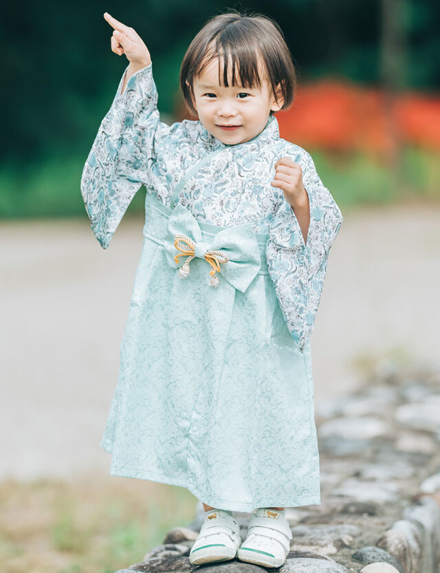 パピコ 様♡専用 ベビー着物&袴風セットアップ パピコ 様♡専用 ベビー