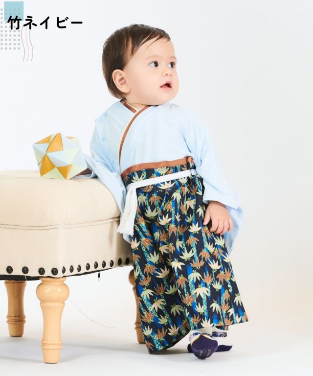 スウィートマミー リンクコーデ　袴ロンパース　授乳口付きワンピース 3WAY 2ピースベビー袴 GRACE 50/60/70/80/90 くすみカラー 夏の