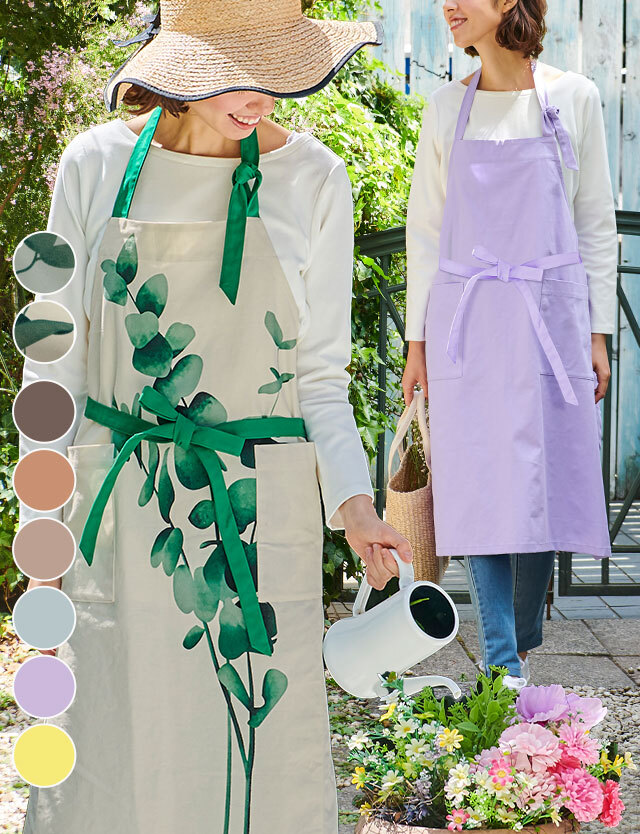 送料無料 カフェ風 おしゃれエプロン ギフトセット