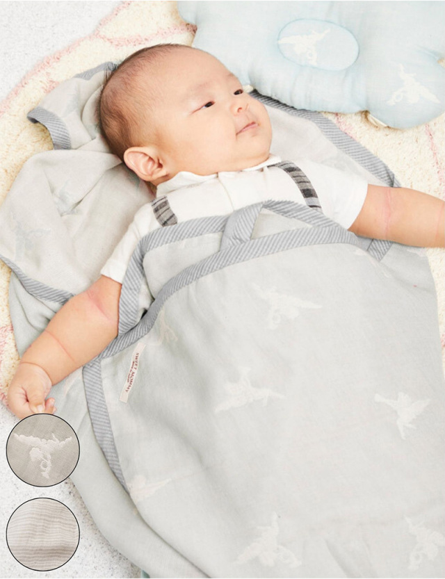日本製 授乳ケープにもなる 3重ガーゼおくるみ わたあめガーゼ
