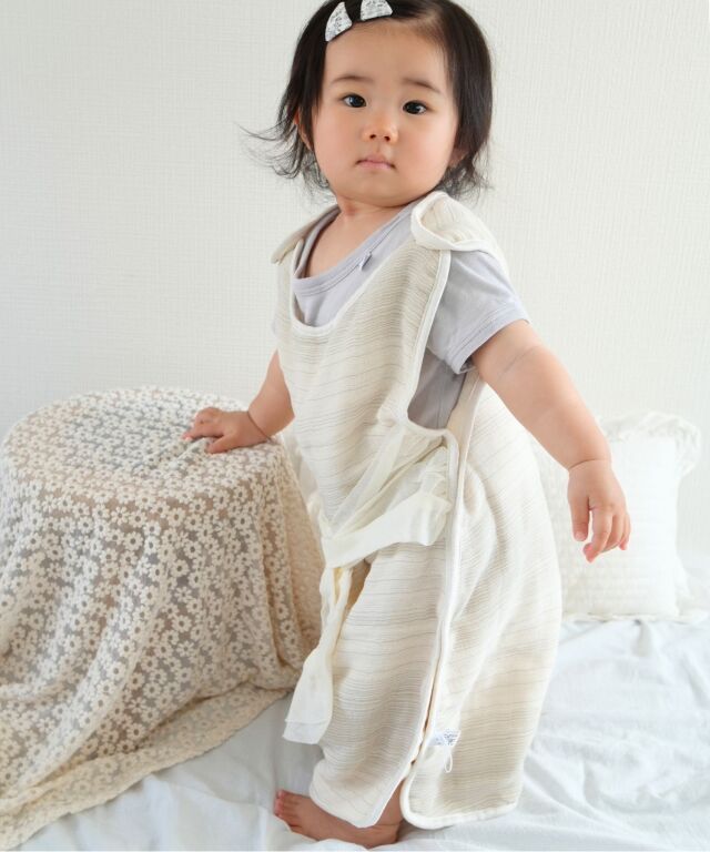 日本製 6重ガーゼ わたあめガーゼスリーパー おくるみ| マタニティ