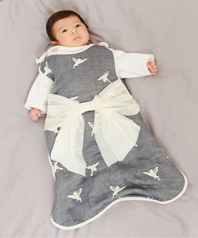 日本製 6重ガーゼ わたあめガーゼスリーパー おくるみ| マタニティ