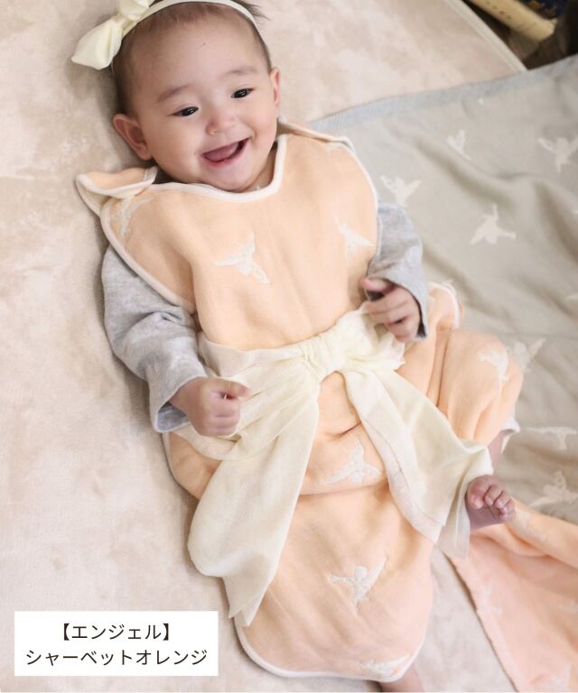 日本製 6重ガーゼ わたあめガーゼスリーパー おくるみ| マタニティ