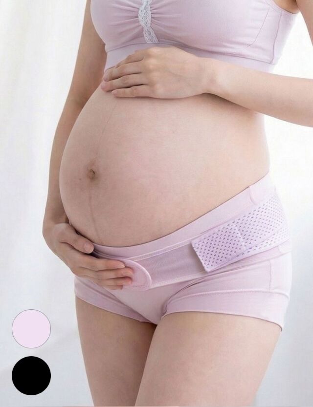 骨盤ベルト一体型 マタニティ ショーツ 履くタイプ 重ね履き不要 産前産後 【メール便可】[M便 2/6]