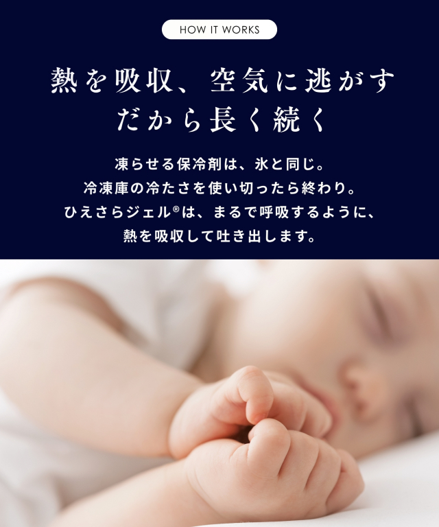 ひえさらジェル 日本製 吸熱放熱剤アイスジェル（単品）| マタニティ