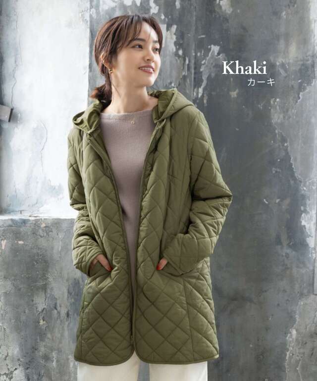 美品!!SWEETMOMMY＊抱っこおんぶOKママコート 抱っこ・おんぶOK！超軽量 撥水キルティングママコート 産前産後兼用