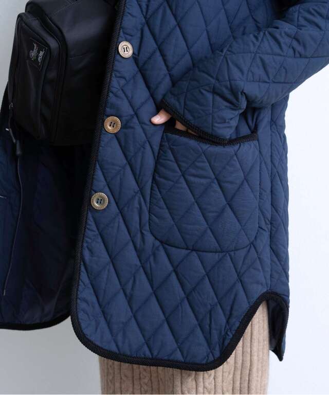 ダッカー付き かるかわキルティングママコート 産前産後兼用