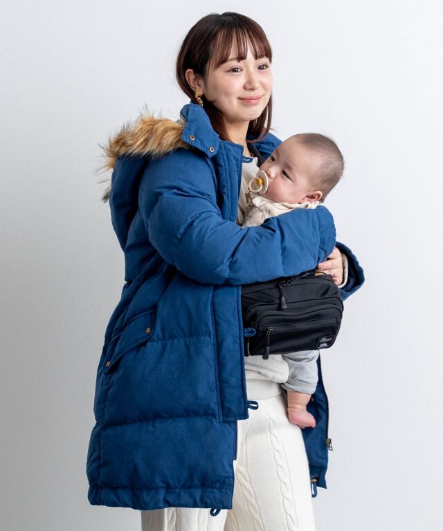 ももりちゃんママ専用 ファー付き モッズ風ダウン ママコート | スウィートマミー本店