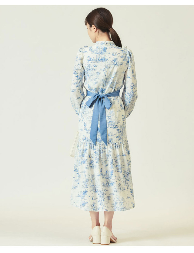 ハイネック2WAYフリルワンピース 授乳服マタニティウェア| マタニティ