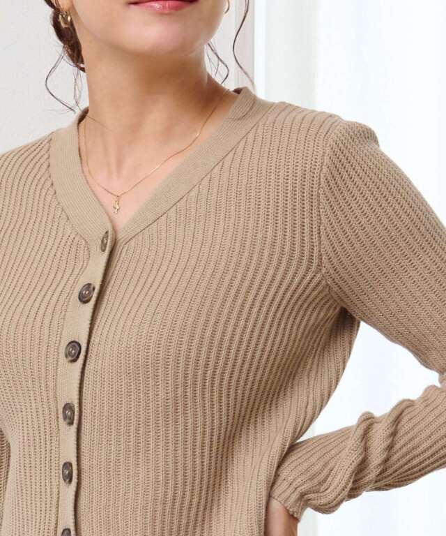 総柄フリルワンピース＋ニットカーディガンセット マタニティ 授乳服