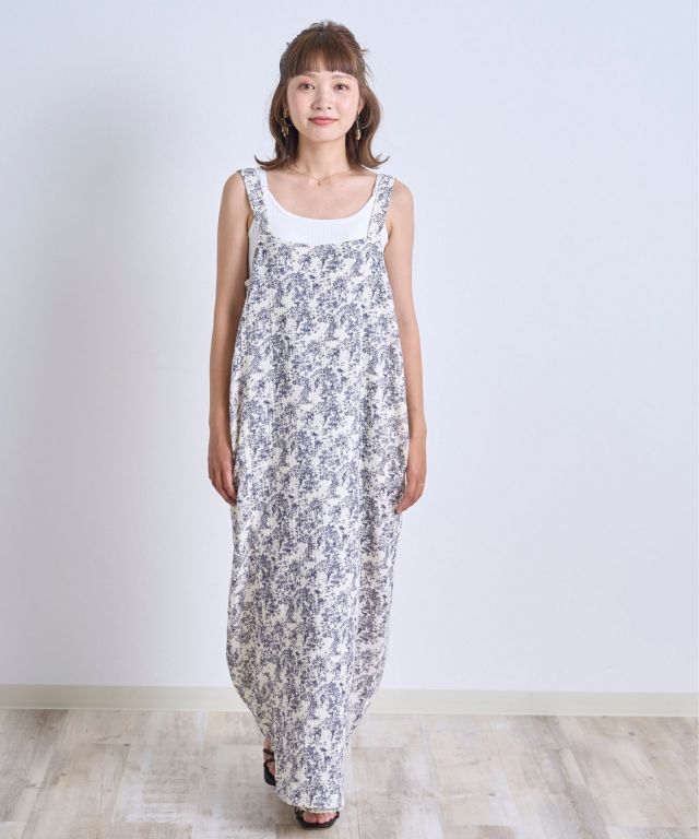 トワル・ド・ジュイ柄 ネイビー浴衣　スウィートマミー　2way浴衣　ワンピース ベビー浴衣 甚平 男の子 2ピース セパレート 上下セット