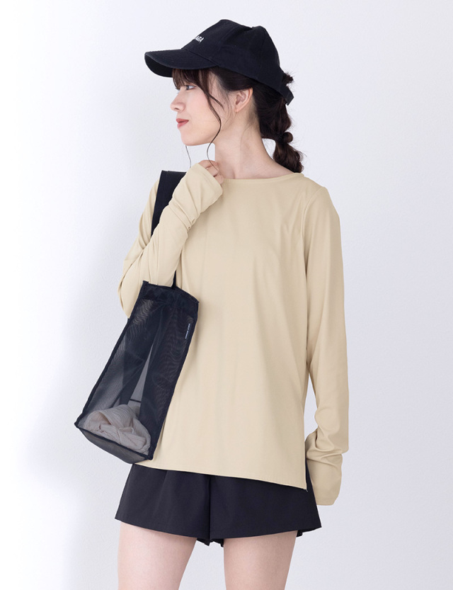 ラッシュガード 長袖 UVカットTシャツ マタニティOK | マタニティ