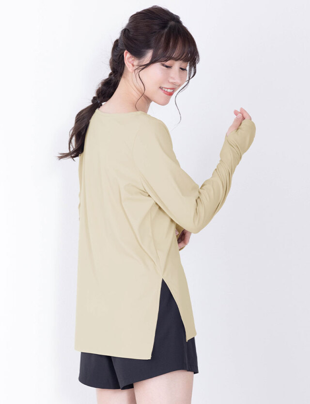 ラッシュガード 長袖 UVカットTシャツ マタニティOK | マタニティ