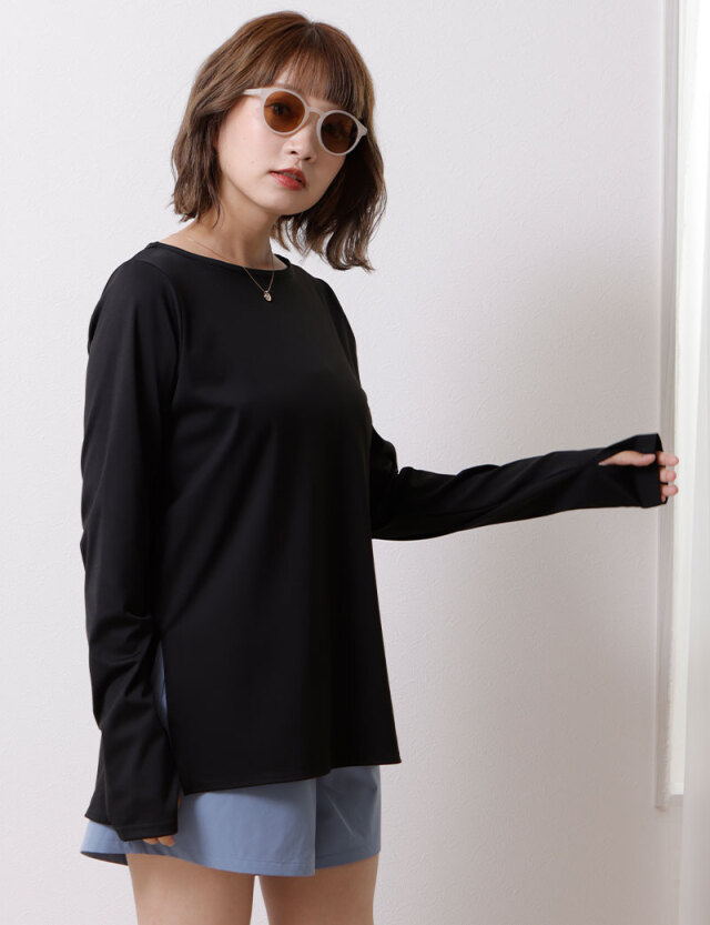 ラッシュガード 長袖 UVカットTシャツ マタニティOK | マタニティ