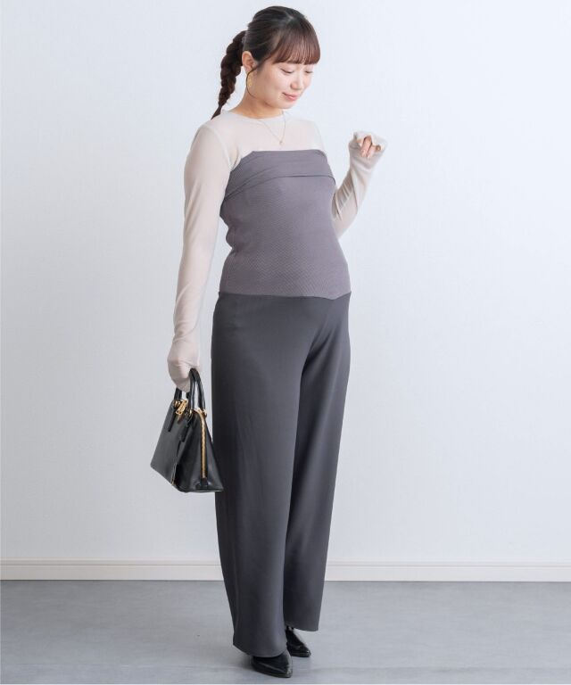 3wayベアトップパンツドレス＋シアートップス セット マタニティ 産後