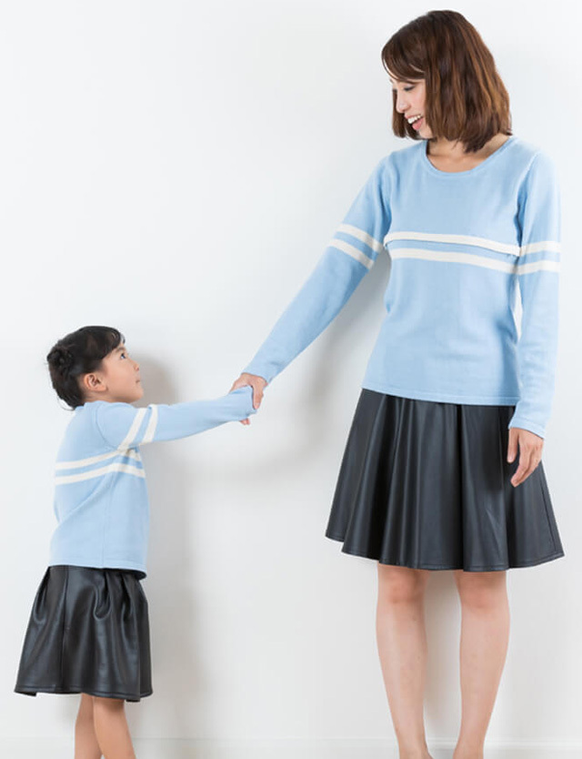 裏起毛 レザー調スカート キッズ | スウィートマミー本店