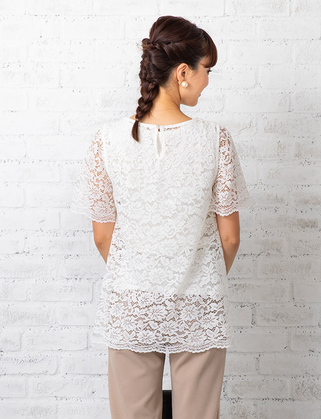 スカラレース トップス２点セット 授乳服マタニティウェア スウィートマミー本店