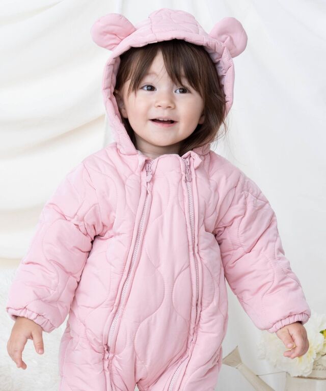 くまさん キルティング ジャンプスーツ | マタニティウェア・授乳服の