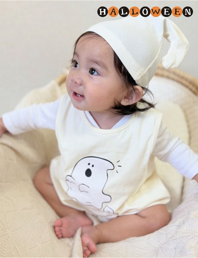 ハロウィンなりきり おばけロンパース 着ぐるみ 仮装| マタニティ