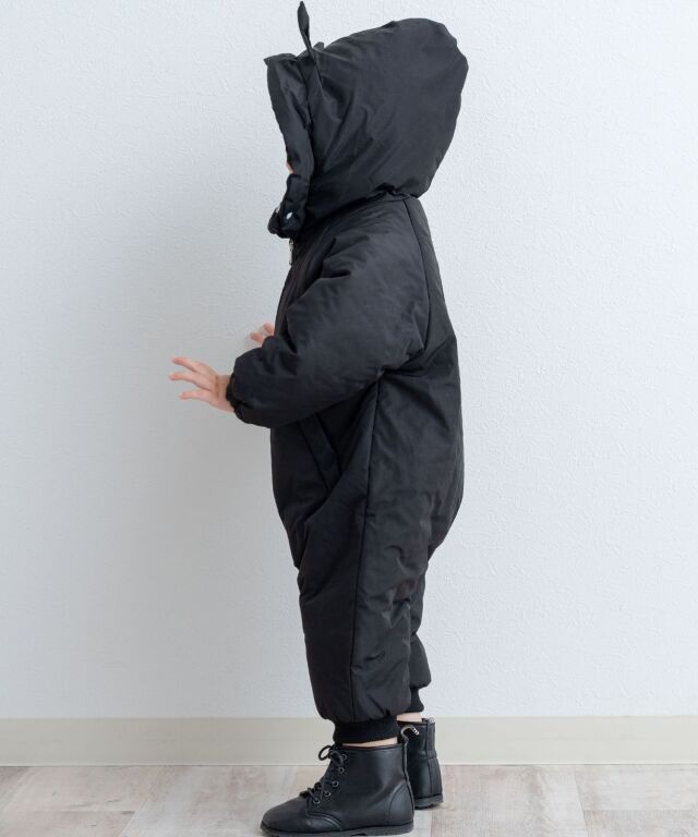 ねこさん 中綿シームレス ジャンプスーツ | マタニティウェア・授乳服