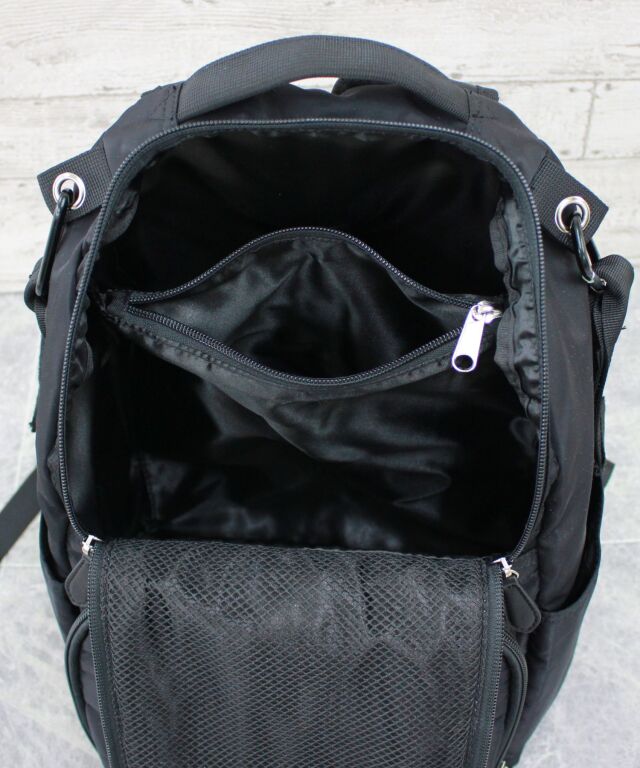 【ブラック】　21L Roomy マザーズリュック　撥水　スウィートマミー 2wayマザーズバッグ3点セット (21L) 【ROOMY】 /トートバッグ
