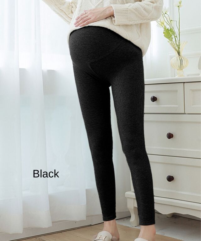 裏起毛マタニティリブレギンス | マタニティウェア・授乳服の
