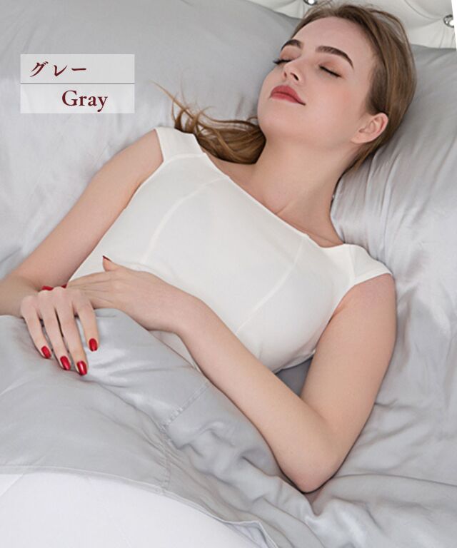 1枚3役 シルク100％シーツ 枕カバー/掛け布団カバー| マタニティウェア