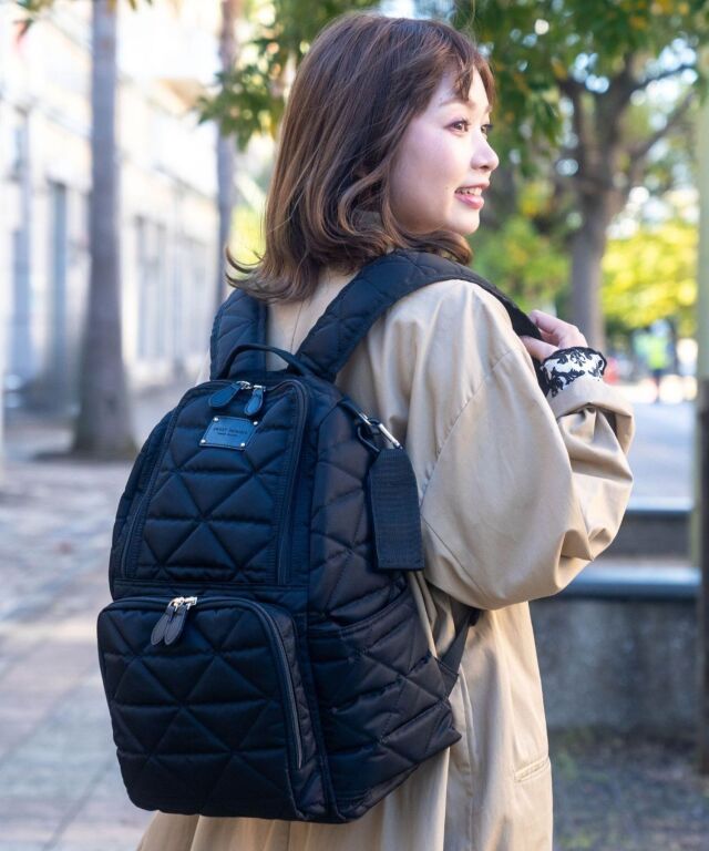 マザーズリュック ベビーカーフック付き (20L) 【DAILY】キルティング