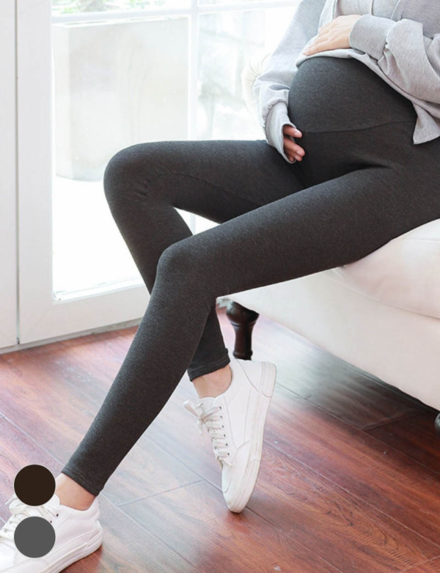 ストレッチマタニティリブレギンス　通年用