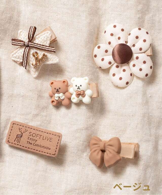 ベビー ヘアアクセサリー 女の子 全12種類 6点セット | マタニティ