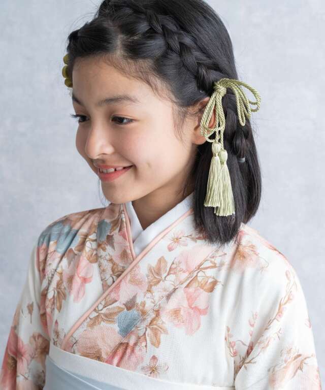 つまみ細工 ヘアクリップ＆タッセルピン 2点セット | マタニティウェア