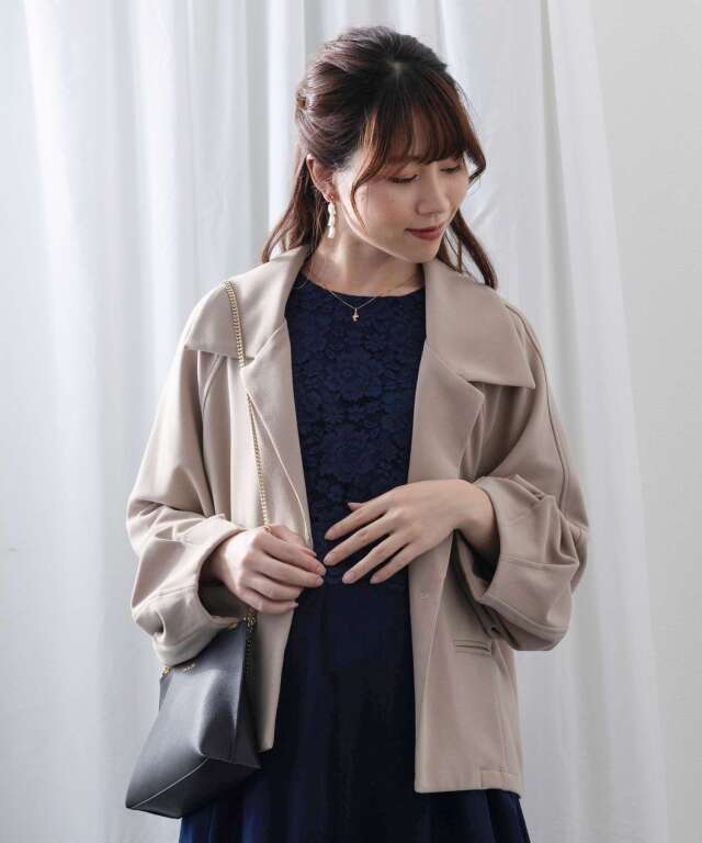 コクーンスリーブジャケット マタニティ 産後も使える