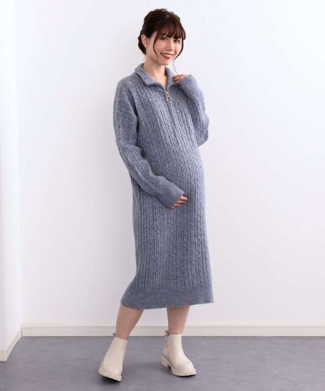 ニコル★ニットワンピース マタニティにも 楽天市場】「スーパーSALE限定価格」マタニティ ジャンパー