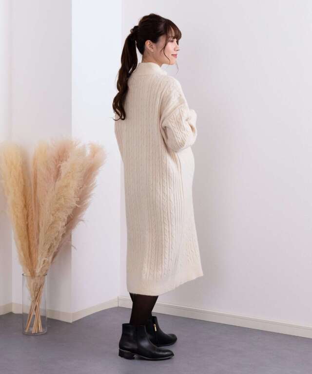 【meee♡】 4点おまとめ ハーフジップニットワンピース | マタニティウェア・授乳服の
