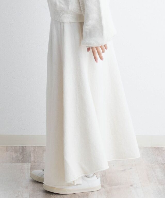 ニット×スカート セットアップ マタニティ 授乳服 産後も使える