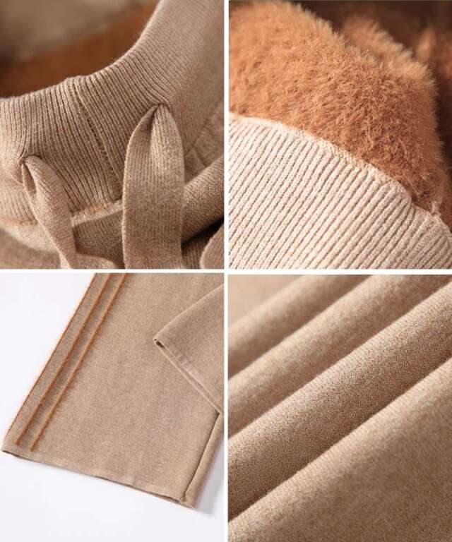 裏起毛サイドフリンジニットパンツ レディース/ボトムス | マタニティ