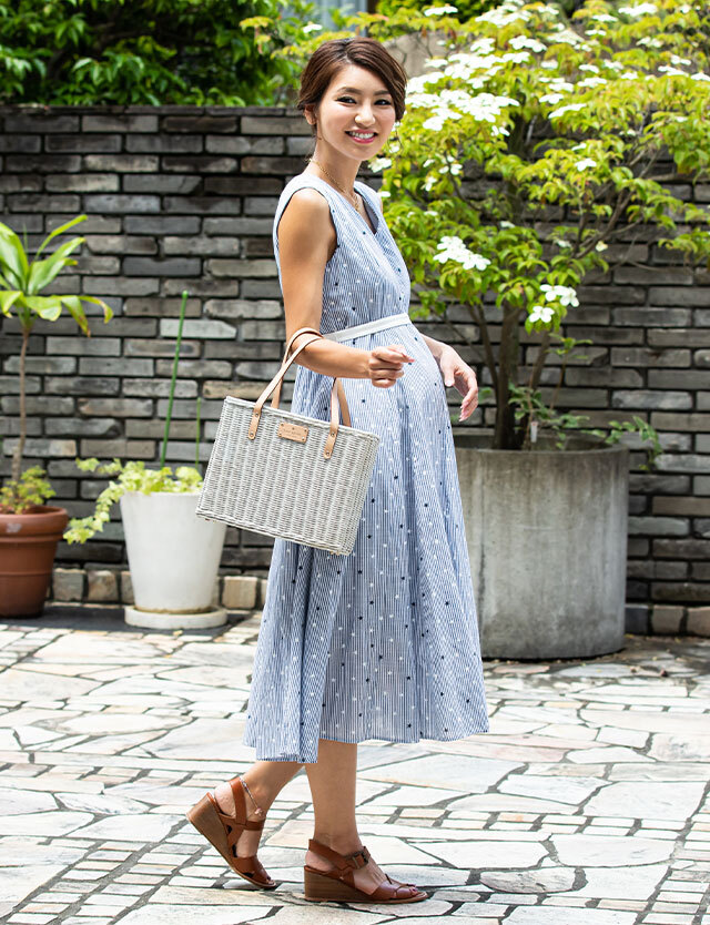 Natalie ロングワンピース マタニティ Natalie ロングワンピース