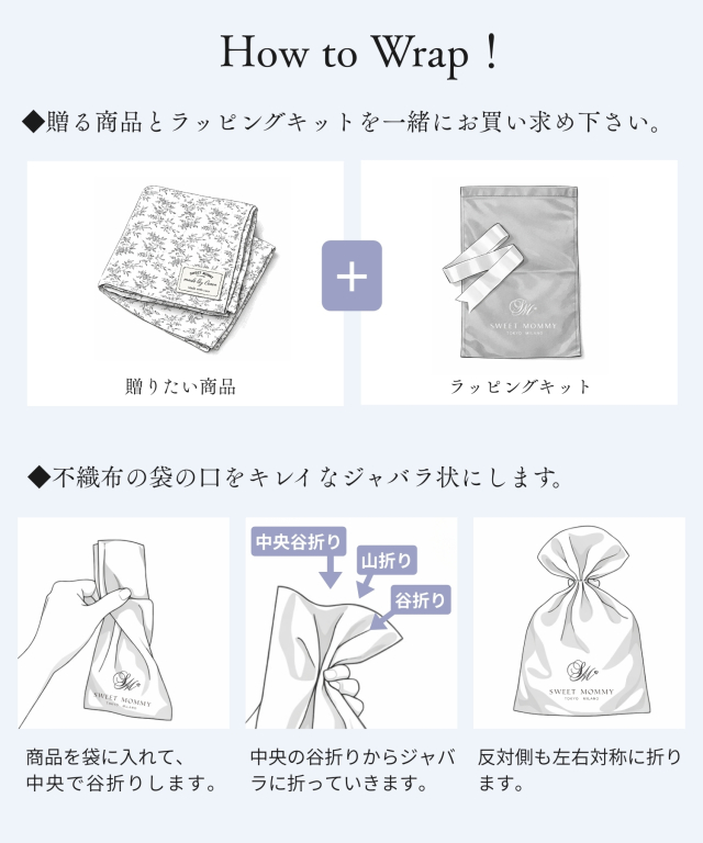 大切な方に セルフラッピングキット | スウィートマミー本店