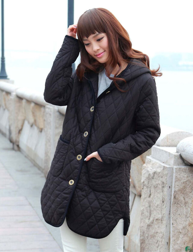 【訳ありアウトレット】※ダッカーなし※ かるかわキルティングママコート 産前産後兼用