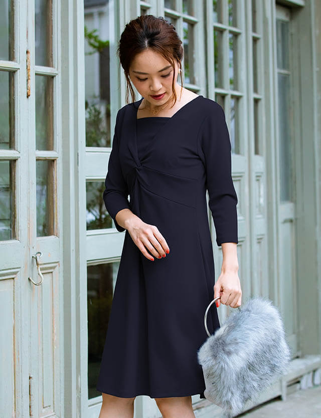 マタニティ ジャンパースカート オフィスウェア授乳服