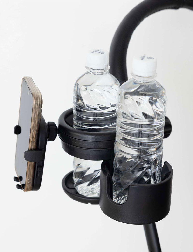 ベビーカー用 ドリンクホルダー ツーボトルタイプ