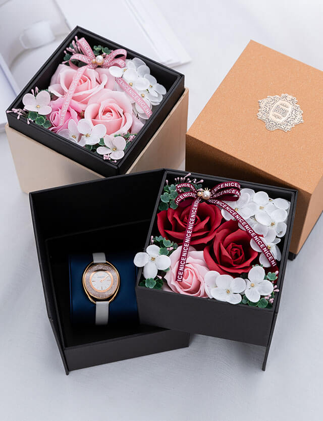 枯れないお花  引き出し収納付き ギフトBOX  【送料無料】