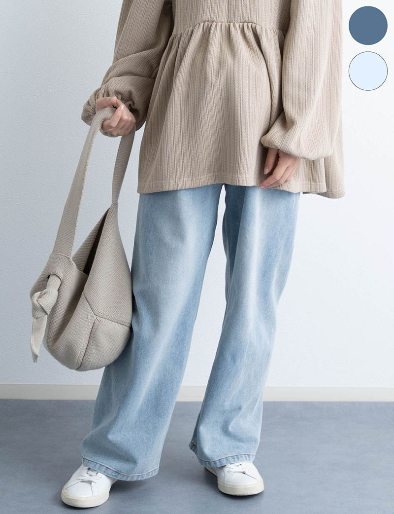 マタニティルーズフィットデニム マタニティ 産後も使える