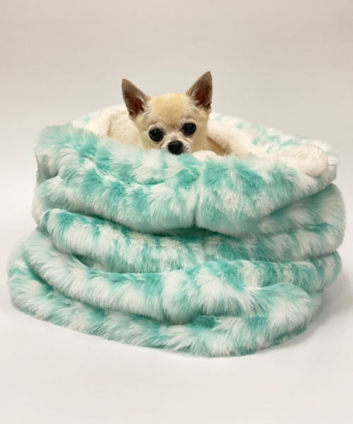 【Luna Blue★ルナブルー】ハウンドトゥース コージー ベッド