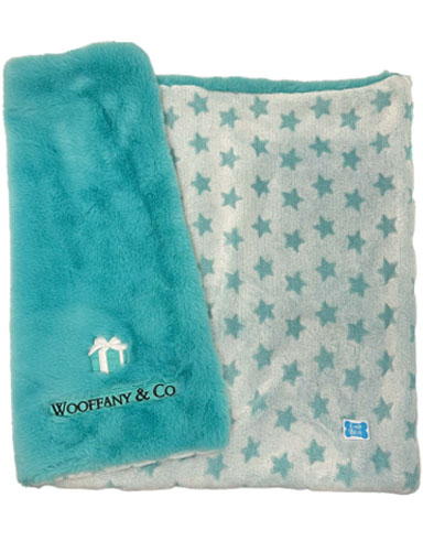 【Luna Blue★ルナブルー】ウーファニー リバーシブル ブランケット（大）